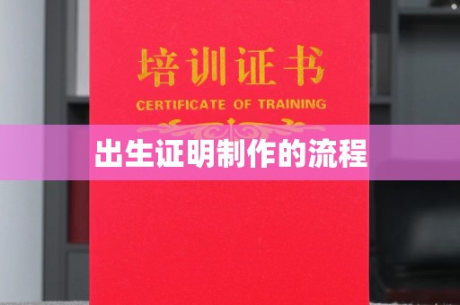 乐亭出生证明制作的流程