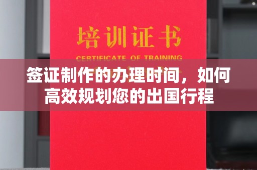 乐亭签证制作的办理时间，如何高效规划您的出国行程