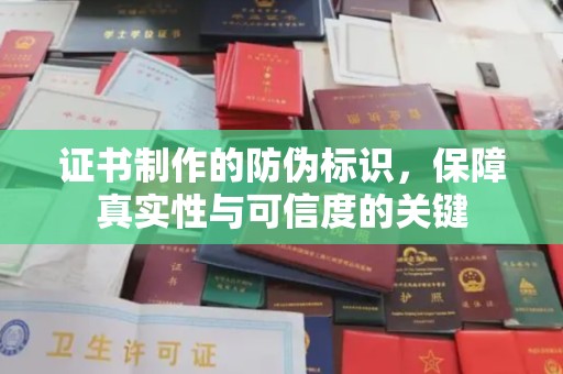 乐亭证书制作的防伪标识，保障真实性与可信度的关键