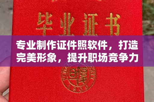 乐亭专业制作证件照软件，打造完美形象，提升职场竞争力