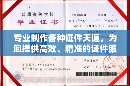 乐亭专业制作各种证件天涯，为您提供高效、精准的证件服务